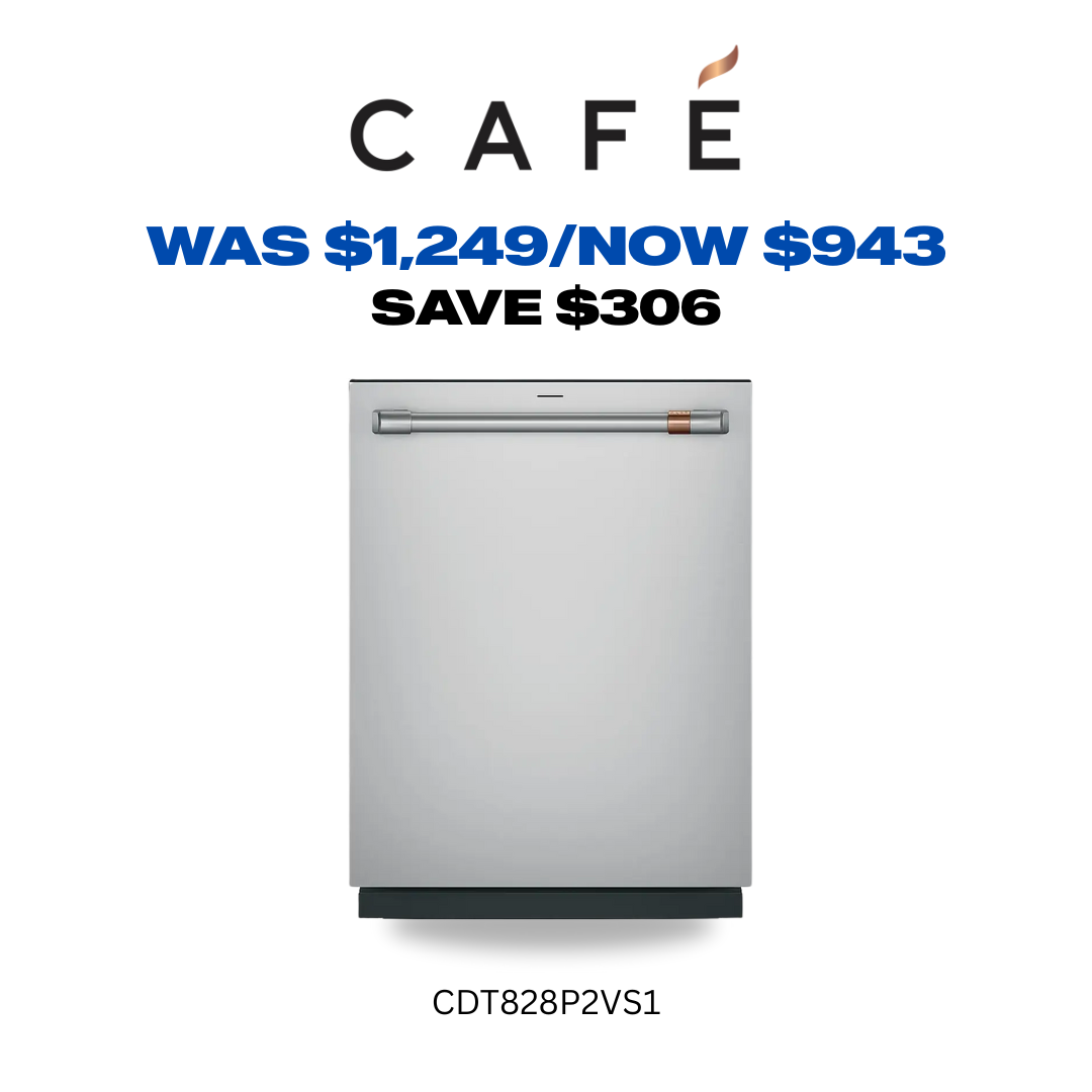 GE Cafe Stainless Interior Dishwasher